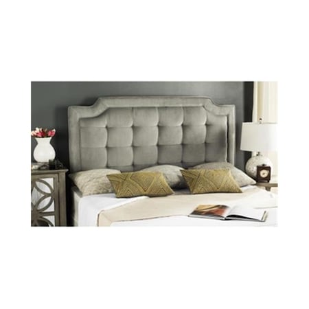 Safavieh Saphire King Size Headboard, Grey - 53.9 x 3.5 x 77.6 in. MCR4047E-K